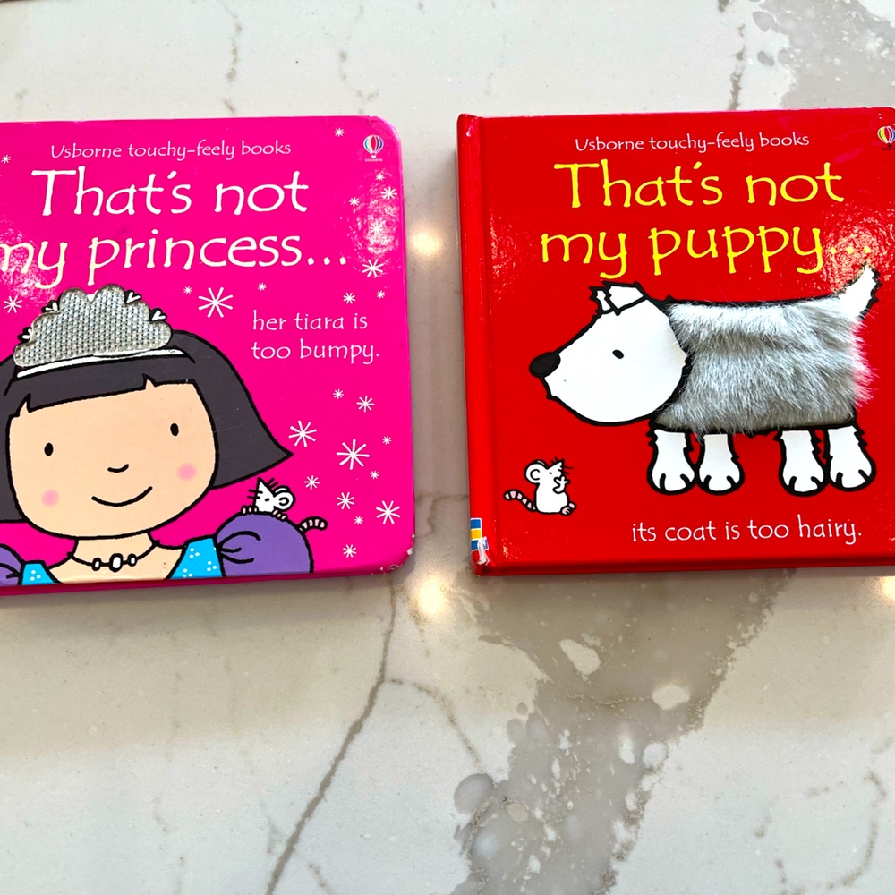 Two Usborne touchy books